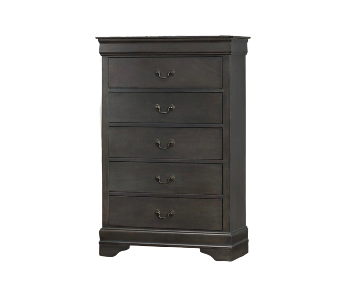 Louis Philippe Chest - Grey